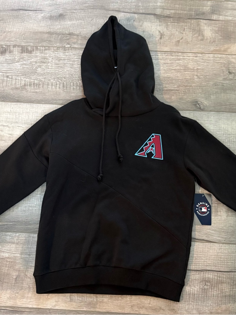 Arizona Diamondbacks MLB Black Pullover Hoodie NWT Mens Medium
